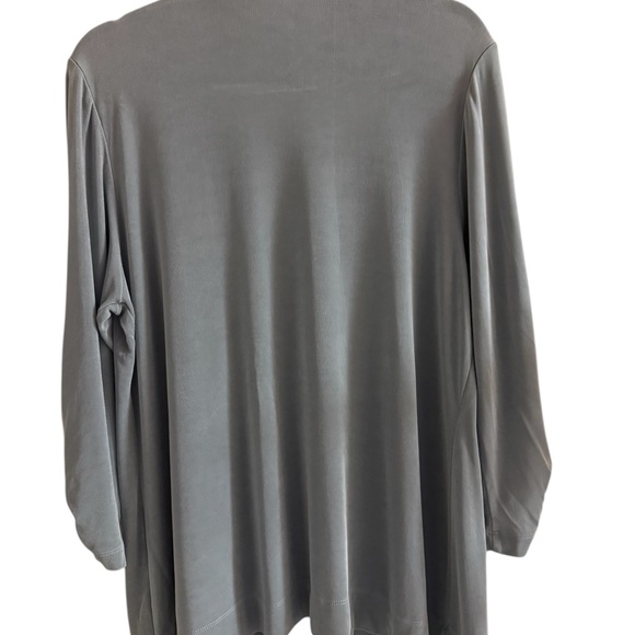 Chico's Gray Travelers Cardigan - Picture 3 of 6